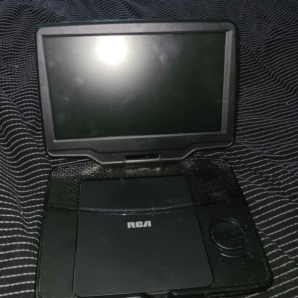 Black Portable DVD Player